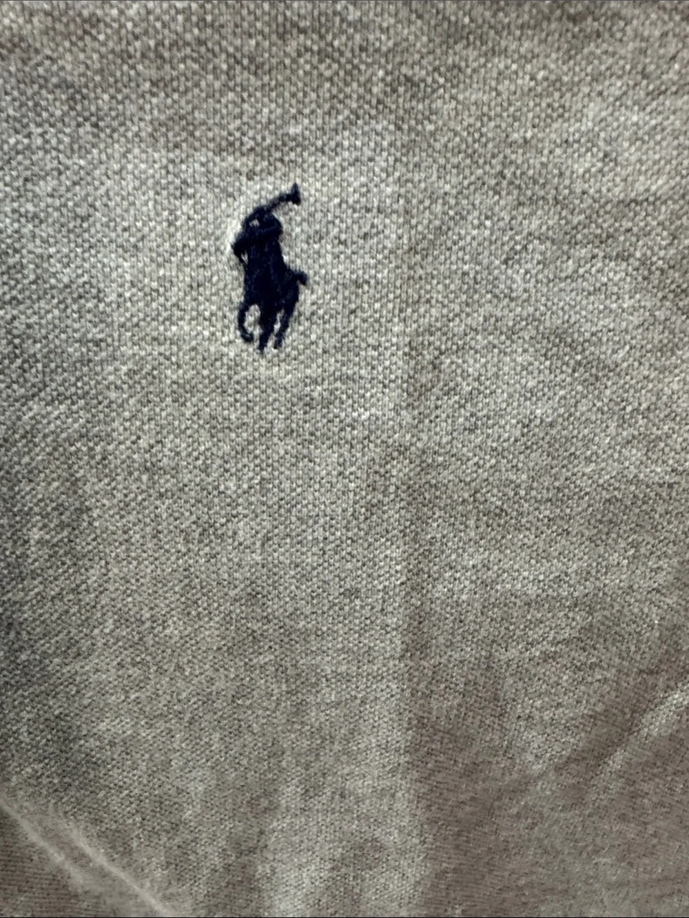 Polo by Ralph Lauren Men's Tan Polo with Navy Pony